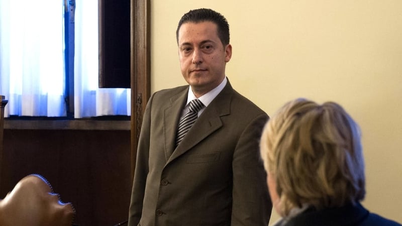 Butler Pablo Gabriele was sentenced to 18 months in jail over the leak