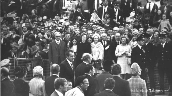 Richard Nixon in Ireland,1970.
© RTÉ Stills Library 0261/095