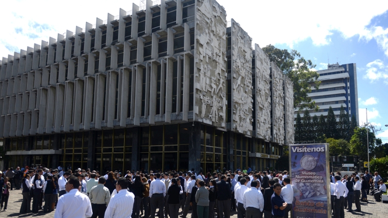 Workers were evacuated out of office buildings in Guatemala