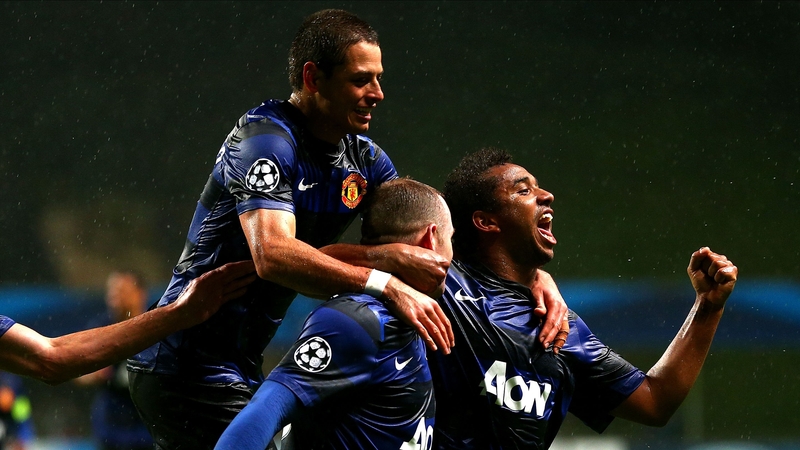 Nani (right) is certain to miss Manchester United's game with Aston Villa