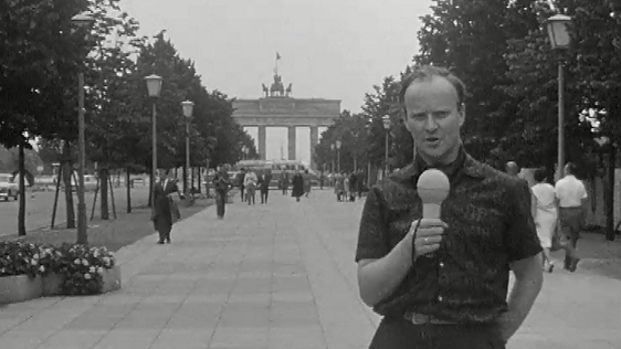 John O'Donoghue reporting from East Berlin for the programme 'Sixty Five'.