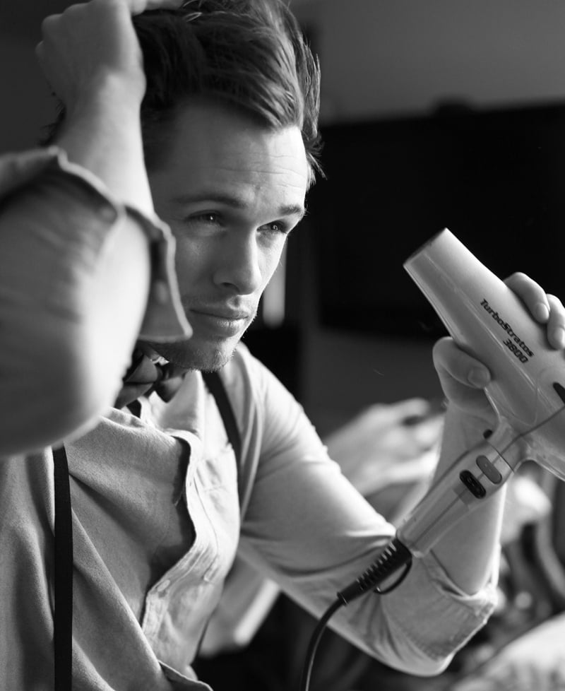 "I go for a smart casual look, but don't go for labels" Leo Delaney