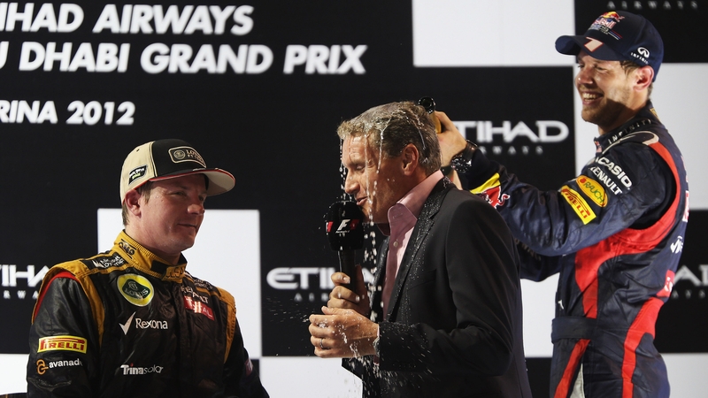 Kimi Raikkonen (left) will join Fernando Alonso at Ferrari next season, while Daniel Ricciardo will link up with Sebastian Vettel (right) at Red Bull