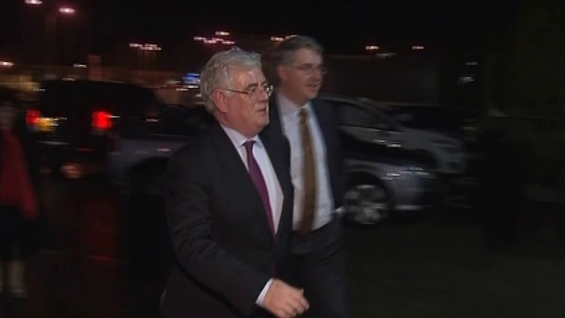 Tánaiste Eamon Gilmore arrives at the SDLP conference