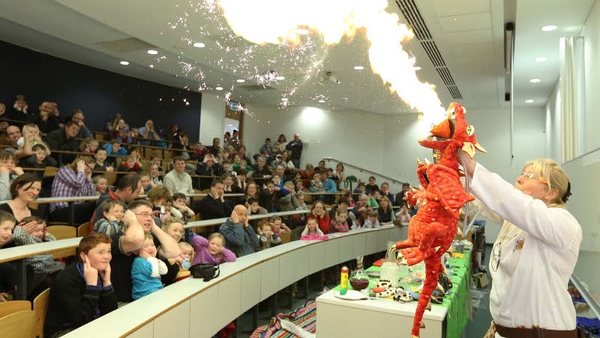 Informal science activities improve perceptions of scientists, moving from "boring" and "clever" to approachable "normal" people who can do amazing things with fire