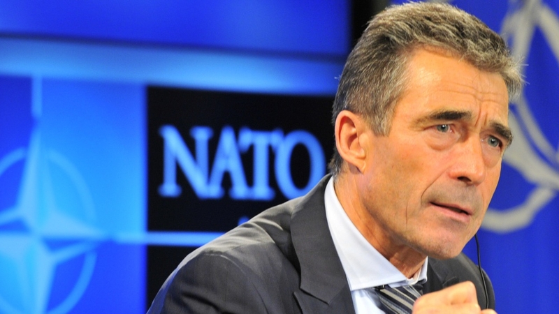 Anders Fogh Rasmussen was speaking at a NATO assembly meeting in Prague