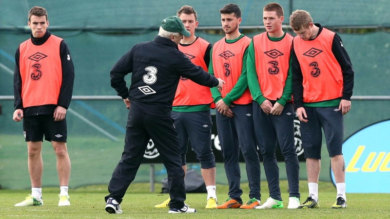 Seamus Coleman, Simon Cox, Shane Long, James McCarthy and James McClean will all start for Ireland against Greece
