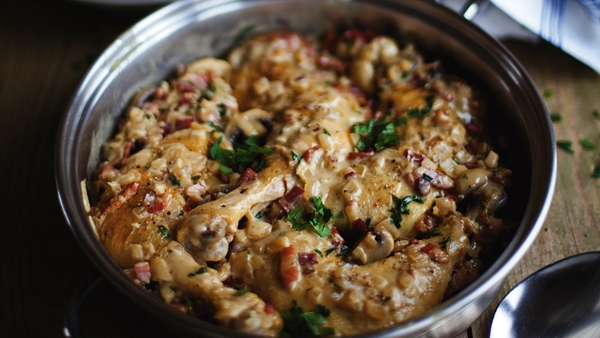 Mum's Coq au Vin Blanc