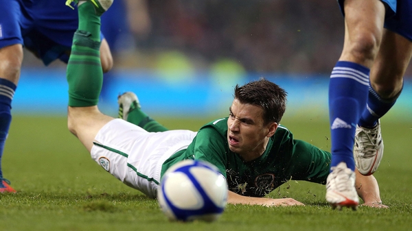 Seamus Coleman felt Ireland had a stonewall penalty claim in the opening minute against Greece