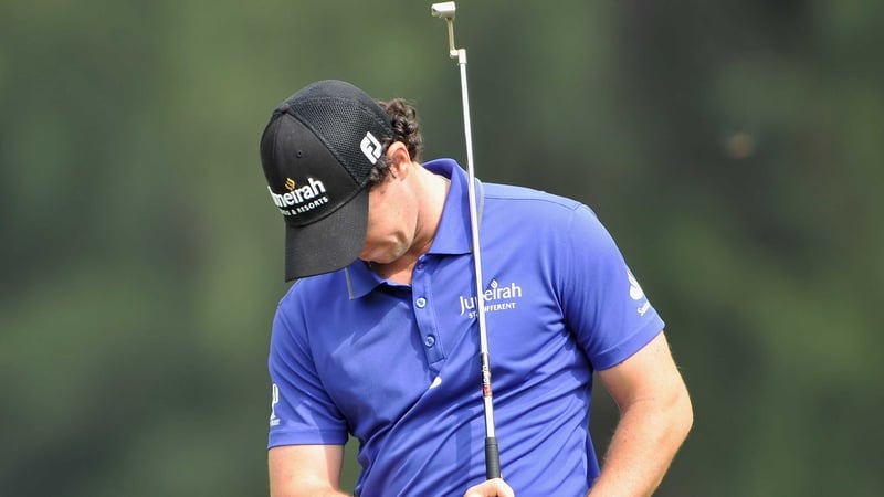 Rory McIlroy suffered a collapse at the Hong Kong Open