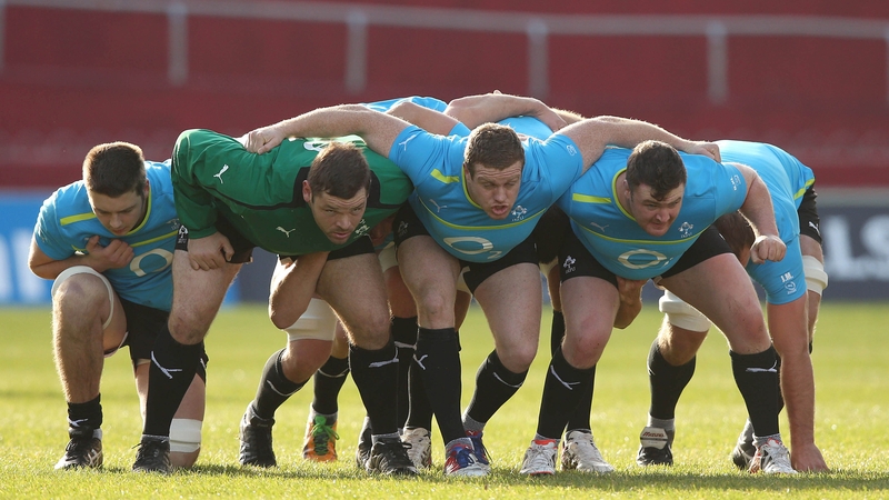L-R Iain Henderson, Mike Ross, Sean Cronin and David Kilcoyne will all start against Fiji