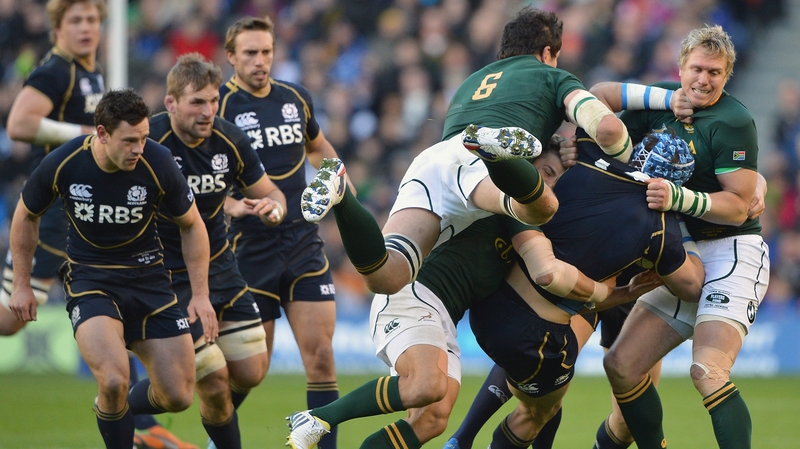 Scotland forced a series of short-range penalties but failed to take advantage