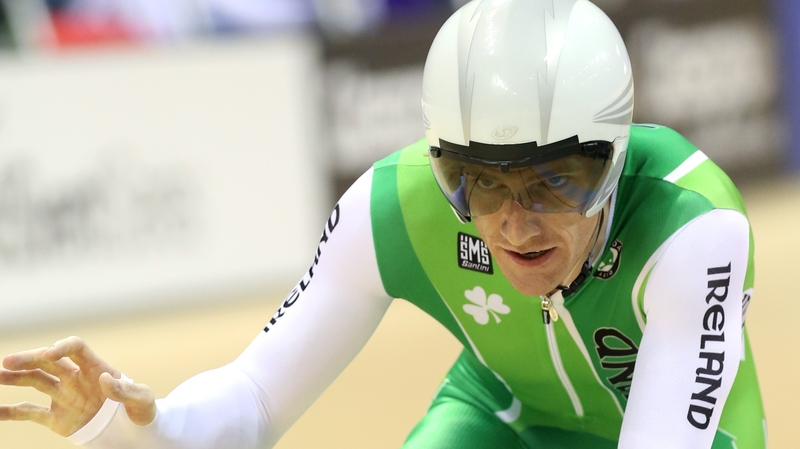 Irvine finished second to Olympic Omnium champion Lasse Hansen in the final of men's individual pursuit
