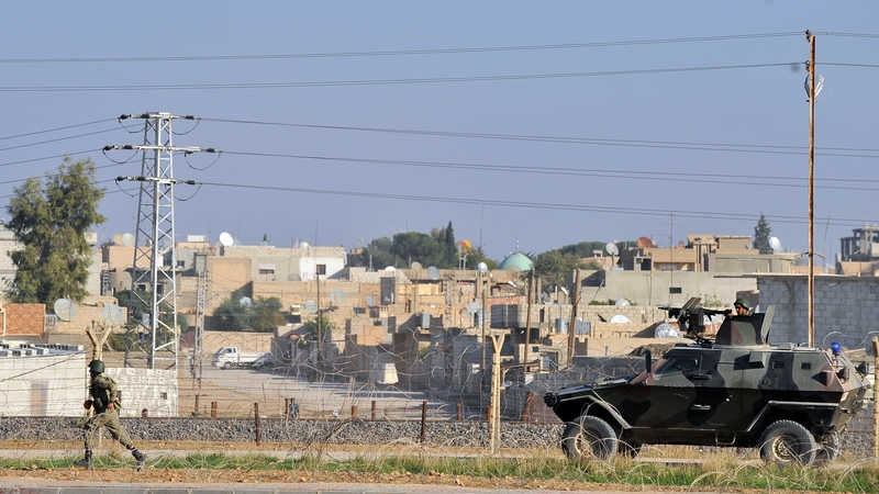 Turkey and Syria share a 900km border