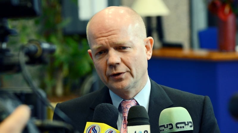 William Hague said he is concerned for the safety of those seized