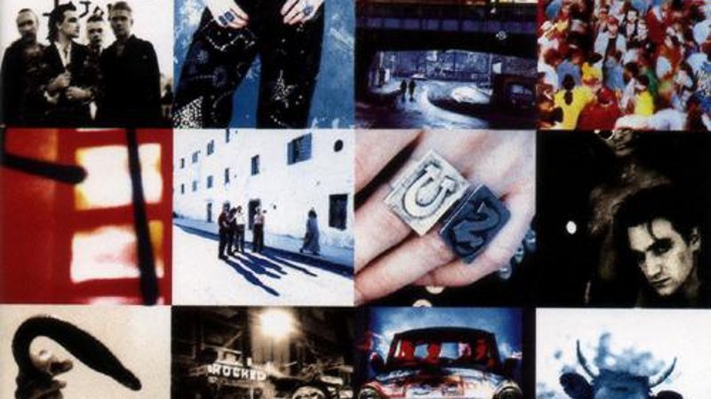 Images from the sleeve of U2's Achtung Baby