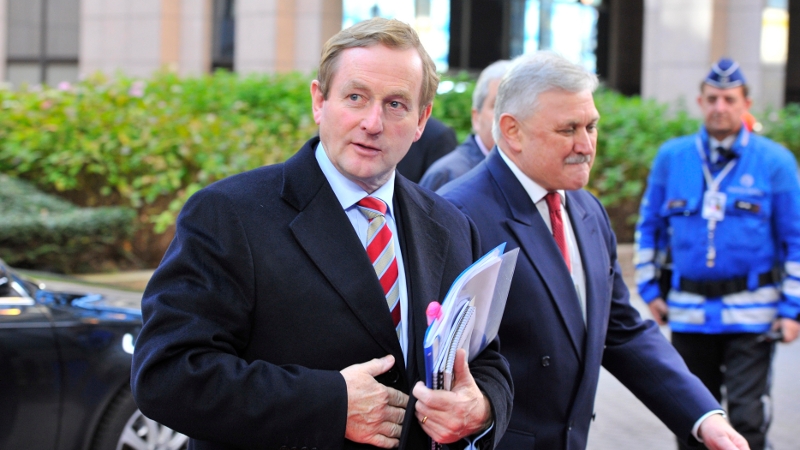 Enda Kenny was speaking ahead of the summit of EU leaders in Brussels