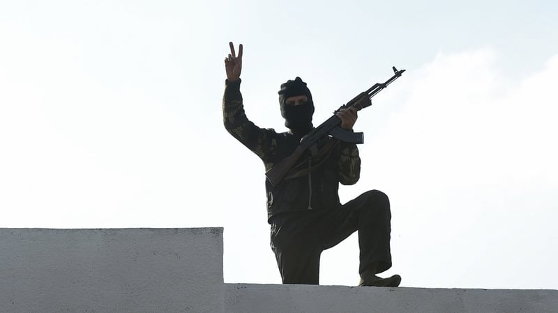 Syrian rebels have taken over military installations in the north and centre of the country