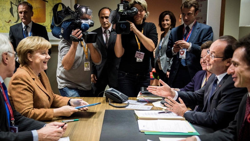 German Chancellor Angela Merkel played down the likelihood of a deal at summit