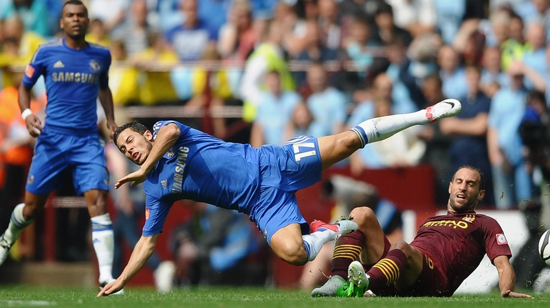 Pablo Zabaleta (r): 'Benitez has experience in the Premier League so it will be a really tough game for us'