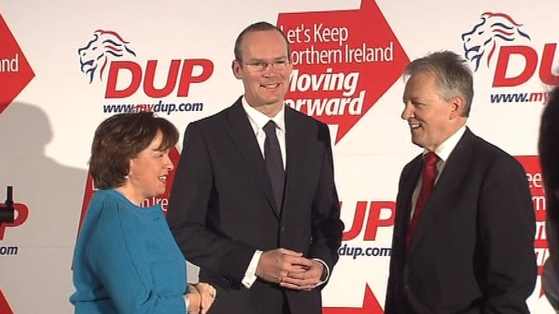 Simon Coveney delivered an address as the two-day event got under way