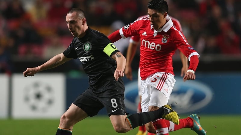 Brown was substituted in the loss to Benfica suffering from cramp