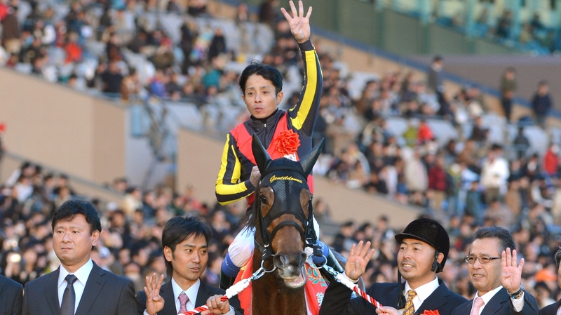 Yasunari Iwata celebrates on Gentildonna