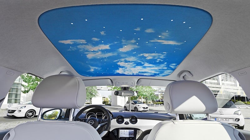 The cabin is fresh and modern