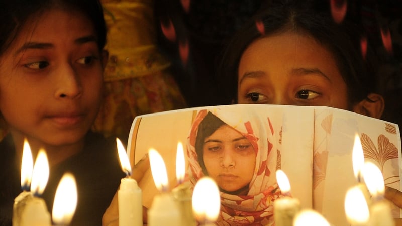 Prayers are said for Malala Yousafzai in Swat Valley, Pakistan
