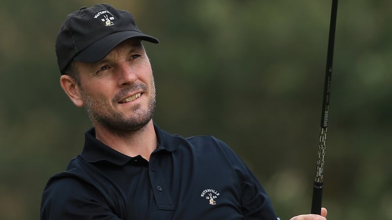 David Higgins, wearing his Waterville colours, as he qualified for the 2013 European Tour