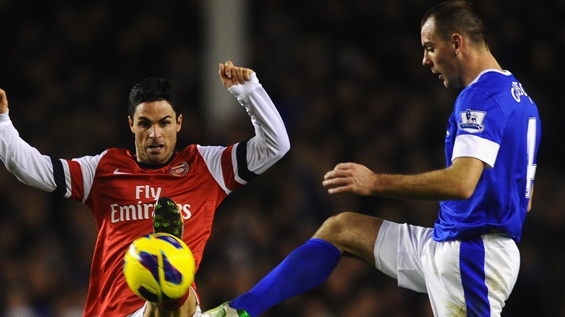 Darron Gibson played 73 minutes of Everton's draw with Arsenal on Wednesday in his first game after returning from injury