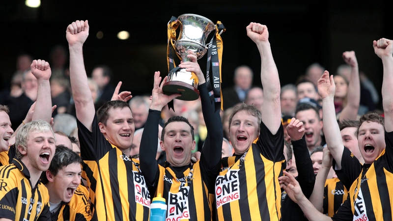 Oisín McConville celebrates winning the 2012 All-Ireland club title with Crossmaglen