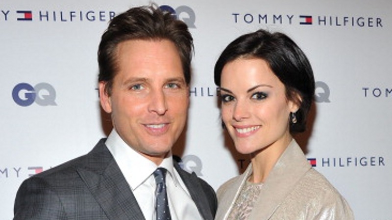 Peter Facinelli and Jaimie Alexander