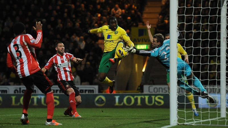 Sebastien Bassong scored after only eight minutes