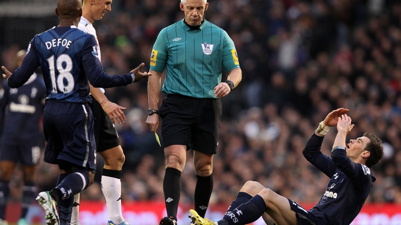 Gareth Bale has been booked four times in 16 months for diving