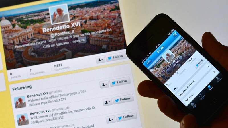 The Pope's Twitter handle has been announced as @pontifex
