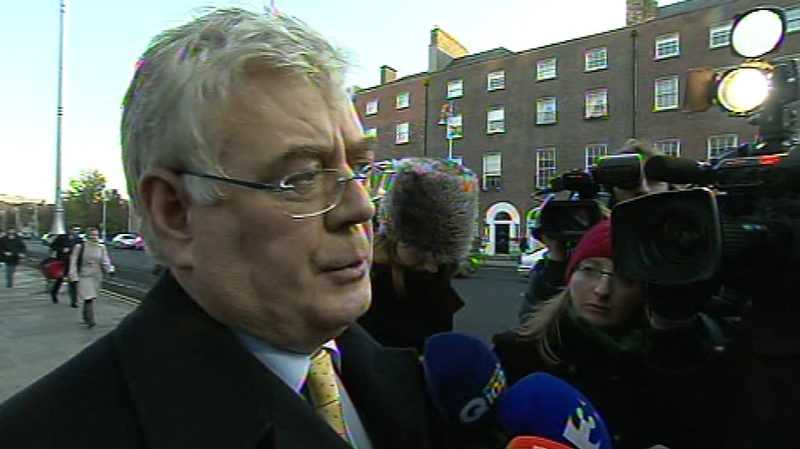 Eamon Gilmore told reporters that those who have the most will contribute most