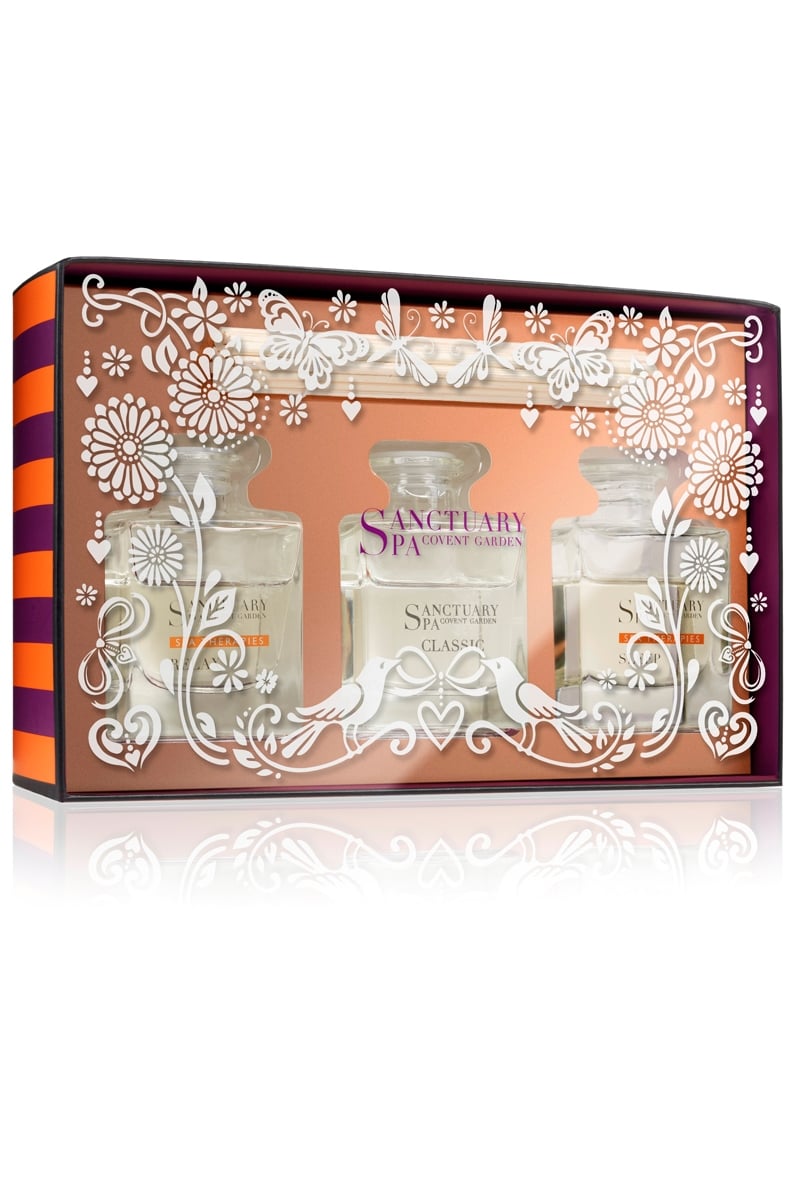Sumptuous Sanctuary Scents Gift Set €22 at selected pharmacies & salons nationwide and beautyfeatures.ie