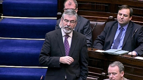Sinn Féin president Gerry Adams wants an end to late opening hours for the Dáil bar