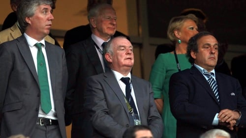 Michel Platini's (r) mooted idea of staging Euro 2020 in a number of cities has come to fruition