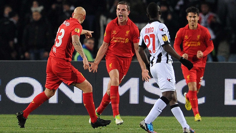 Jordan Henderson scored the only goal of the game in Italy