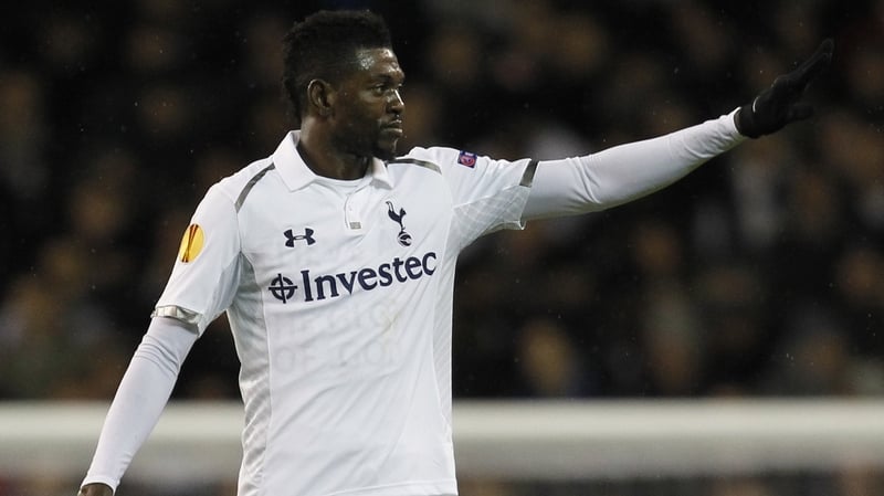 Emmanuel Adebayor opened the scoring at White Hart Lane