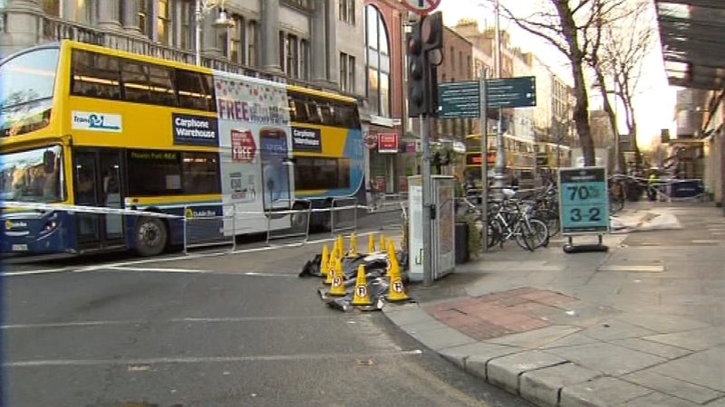 The incident happened on Dawson Street in Dublin