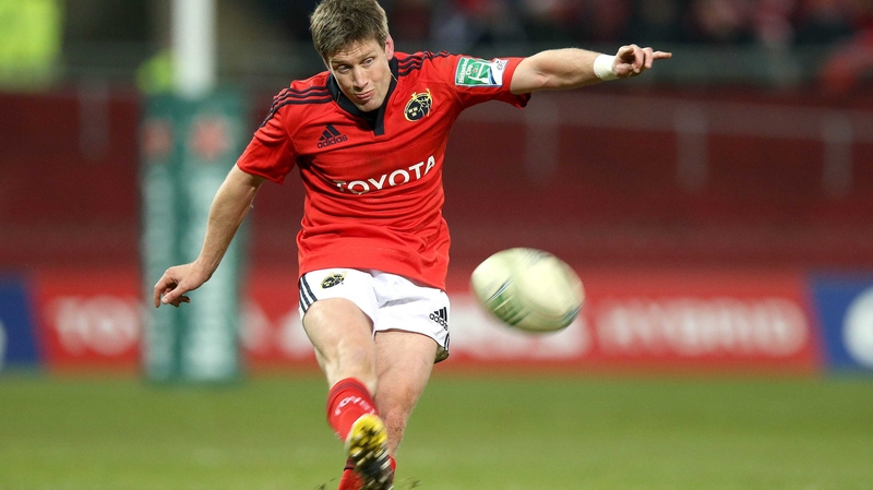 Ronan O'Gara scored all of Munster's points in Limerick