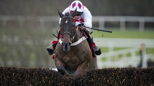 Flemenstar and Andrew Lynch on their way to victory in the John Durkan Memorial