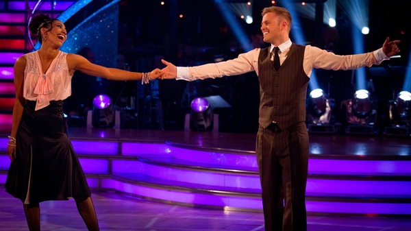 Nicky Byrne and Karen Hauer