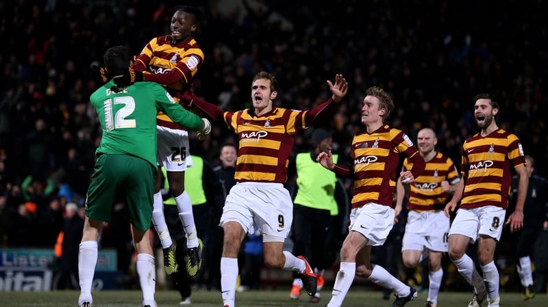 Today's decision is more good news for Bradford after their shock win over Arsenal