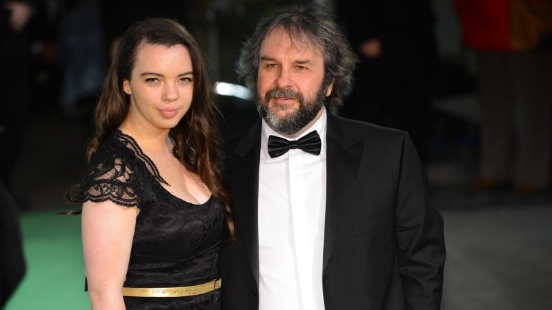 Director Peter Jackson and his daughter Katie