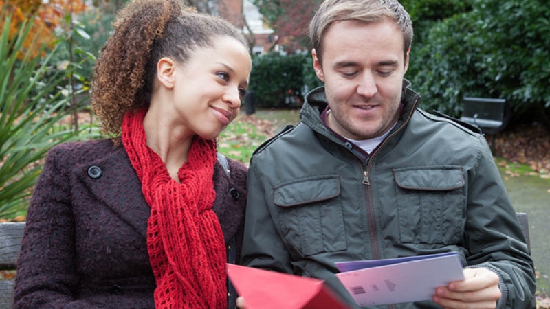 Kirsty and Tyrone arrange the wedding