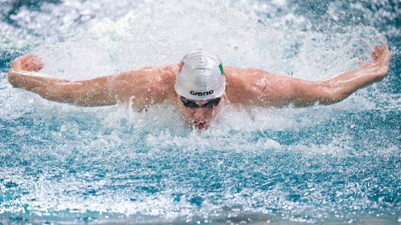 Barry Murphy will swim at 5:14pm in the semi-finals